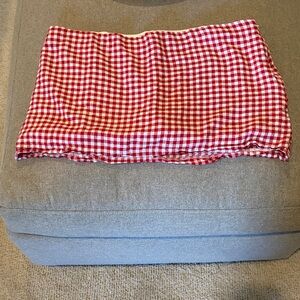 Red Gingham Women's Skirt